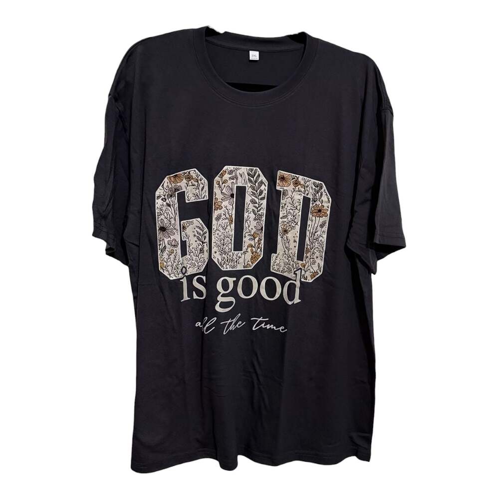 Size 2XL ‘God Is Good All The Time’ Custom Graphic Unisex T-Shirt - Picture 2 of 4